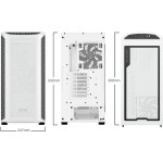 Be Quiet Shadow Base 800 DX Gaming Midi Tower Κουτί Υπολογιστή με Πλαϊνό Παράθυρο και RGB Φωτισμό Λευκό