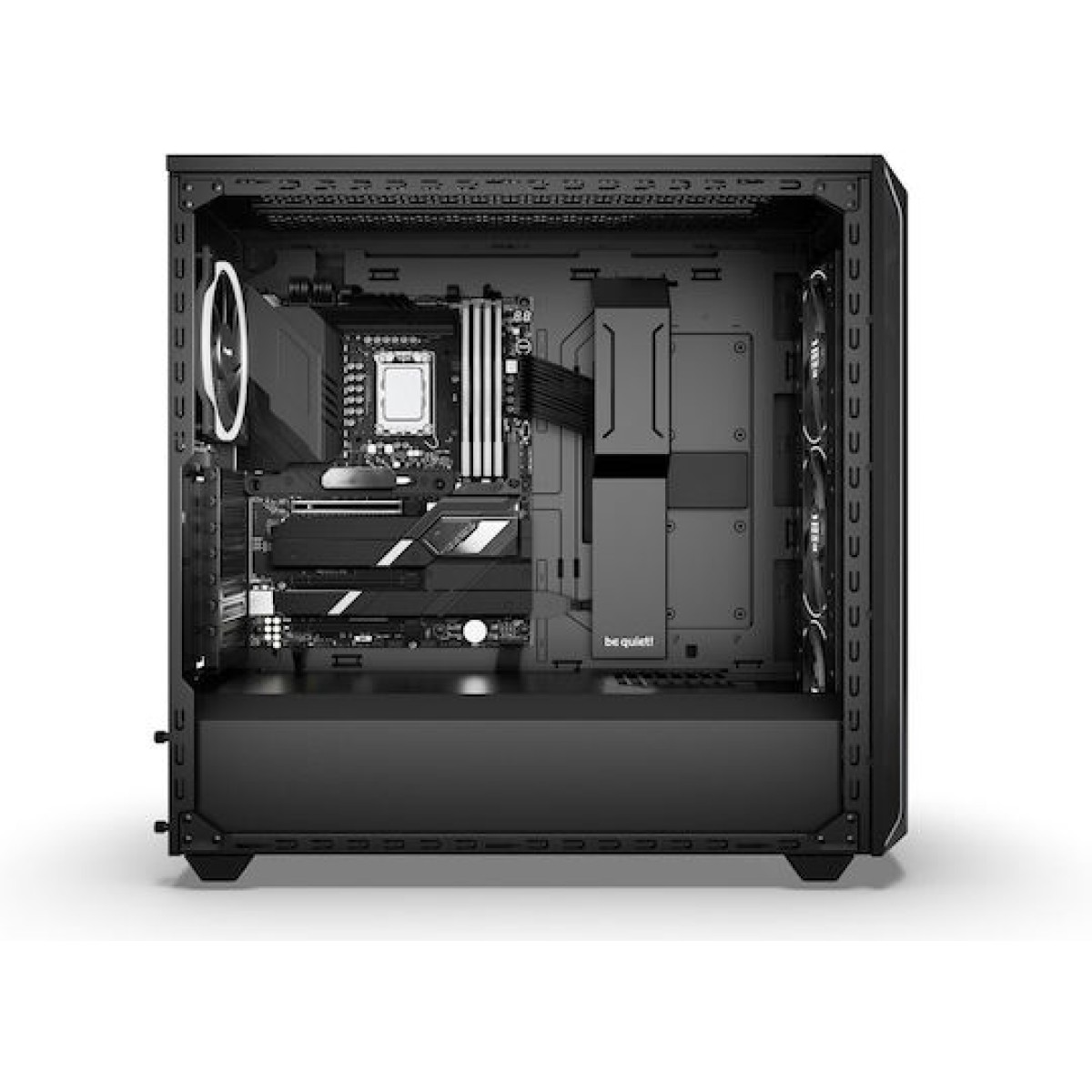 Be Quiet Shadow Base 800 FX Gaming Midi Tower Κουτί Υπολογιστή με Πλαϊνό Παράθυρο και RGB Φωτισμό Μαύρο