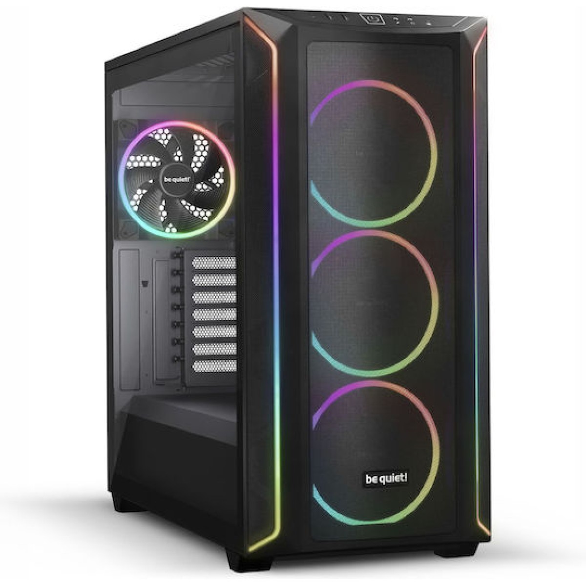 Be Quiet Shadow Base 800 FX Gaming Midi Tower Κουτί Υπολογιστή με Πλαϊνό Παράθυρο και RGB Φωτισμό Μαύρο
