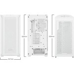 Be Quiet Shadow Base 800 FX Gaming Midi Tower Κουτί Υπολογιστή με Πλαϊνό Παράθυρο και RGB Φωτισμό Λευκό