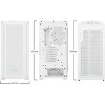 Be Quiet Shadow Base 800 FX Gaming Midi Tower Κουτί Υπολογιστή με Πλαϊνό Παράθυρο και RGB Φωτισμό Λευκό