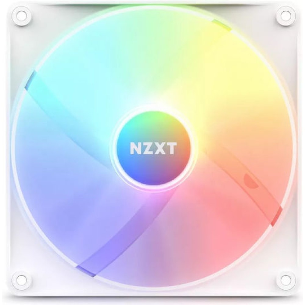 NZXT F140 RGB Core Case Fan με Σύνδεση 4-Pin PWM Λευκό