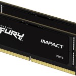 Kingston Fury Impact DDR5 32GB RAM με 2x16GB Modules και Ταχύτητα 6400 για Laptop