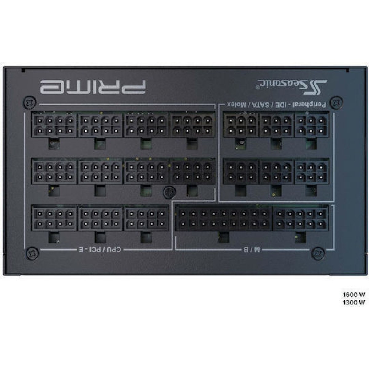 Seasonic Prime TX ATX30 1600W Μαύρο Τροφοδοτικό Υπολογιστή Full Modular 80 Plus Titanium