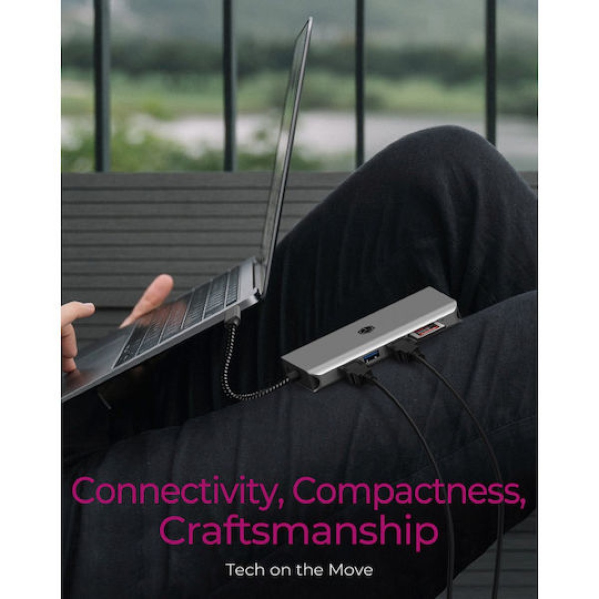 Icy Box IB-DK4061-CPD USB-C Docking Station με HDMI 4K PD Ethernet Γκρι