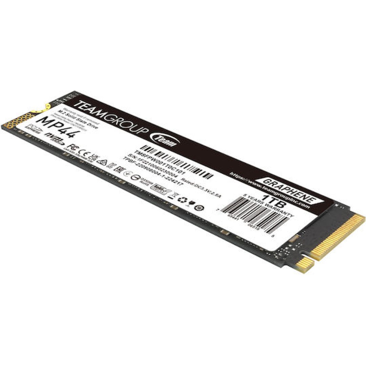 TeamGroup MP44 Graphene SSD 1TB M.2 NVMe PCI Express 4.0