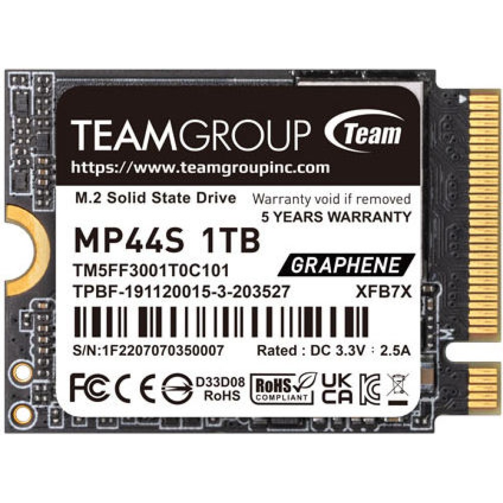 TeamGroup MP44S SSD 1TB M.2 NVMe PCI Express 4.0