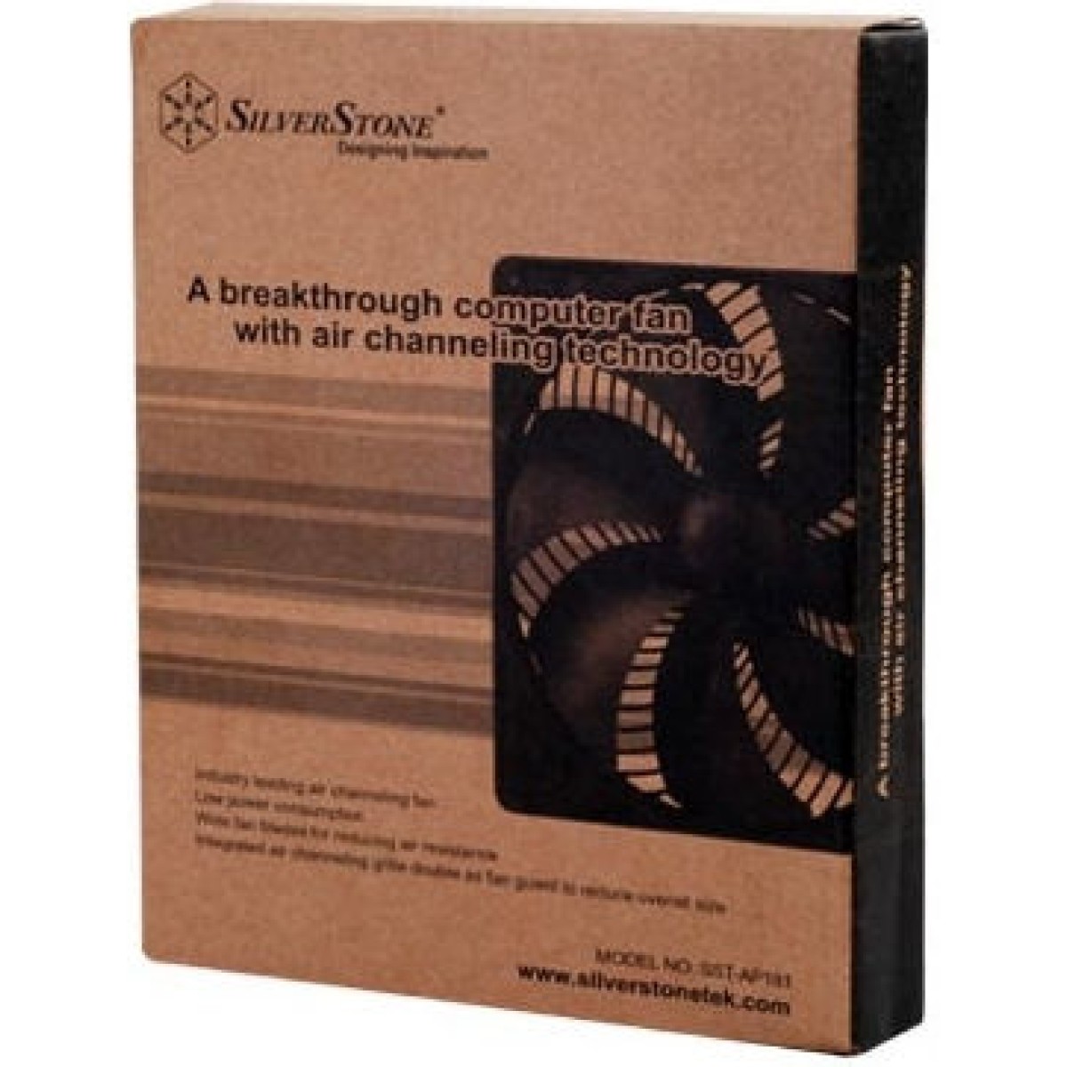 Silverstone AP181 Case Fan 180mm με Σύνδεση 3-Pin