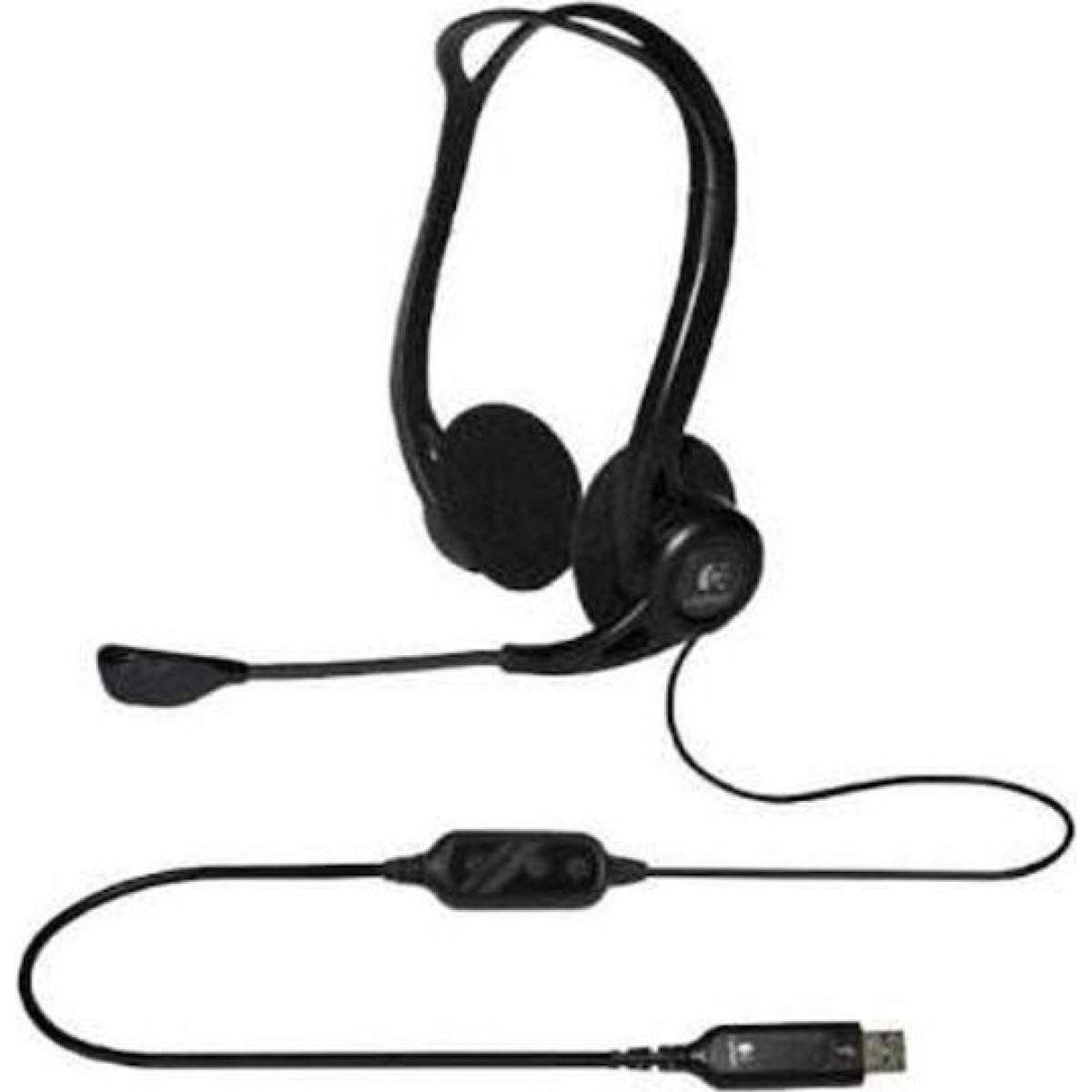 Logitech 960 On Ear Multimedia Ακουστικά με μικροφωνο και σύνδεση USB