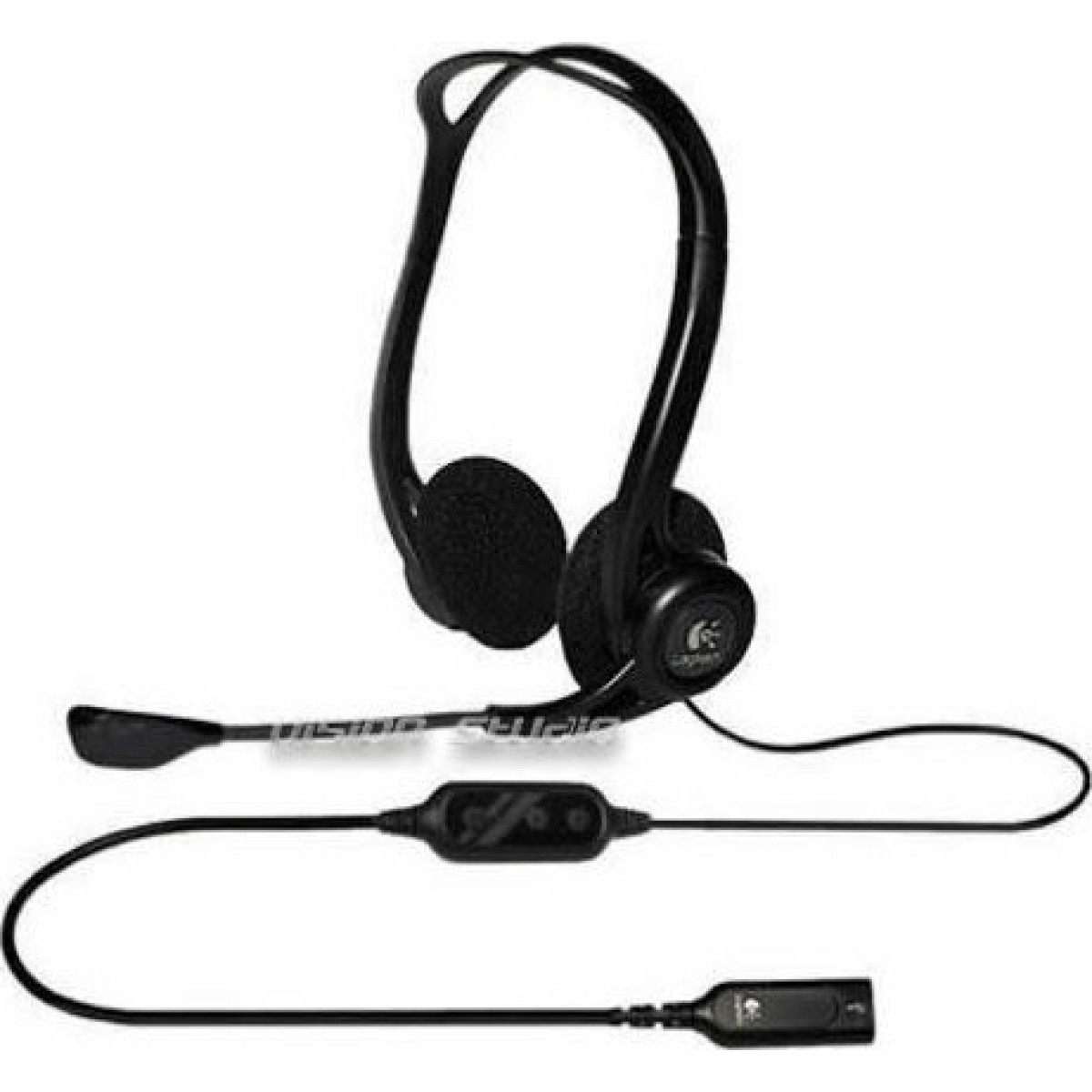 Logitech 960 On Ear Multimedia Ακουστικά με μικροφωνο και σύνδεση USB
