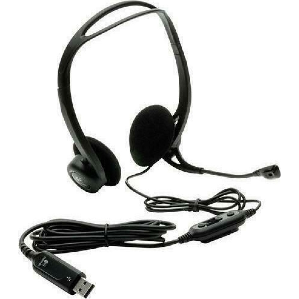 Logitech 960 On Ear Multimedia Ακουστικά με μικροφωνο και σύνδεση USB