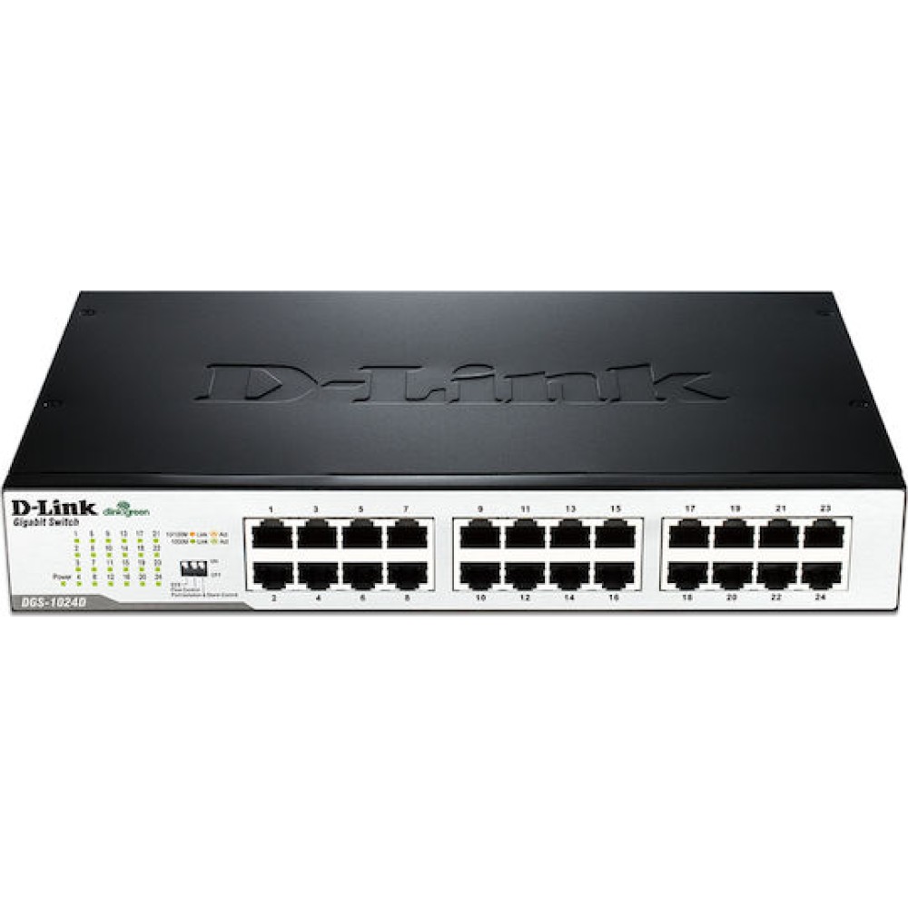 D-Link DGS-1024D Unmanaged L2 Switch με 24 Θύρες Gigabit (1Gbps) Ethernet