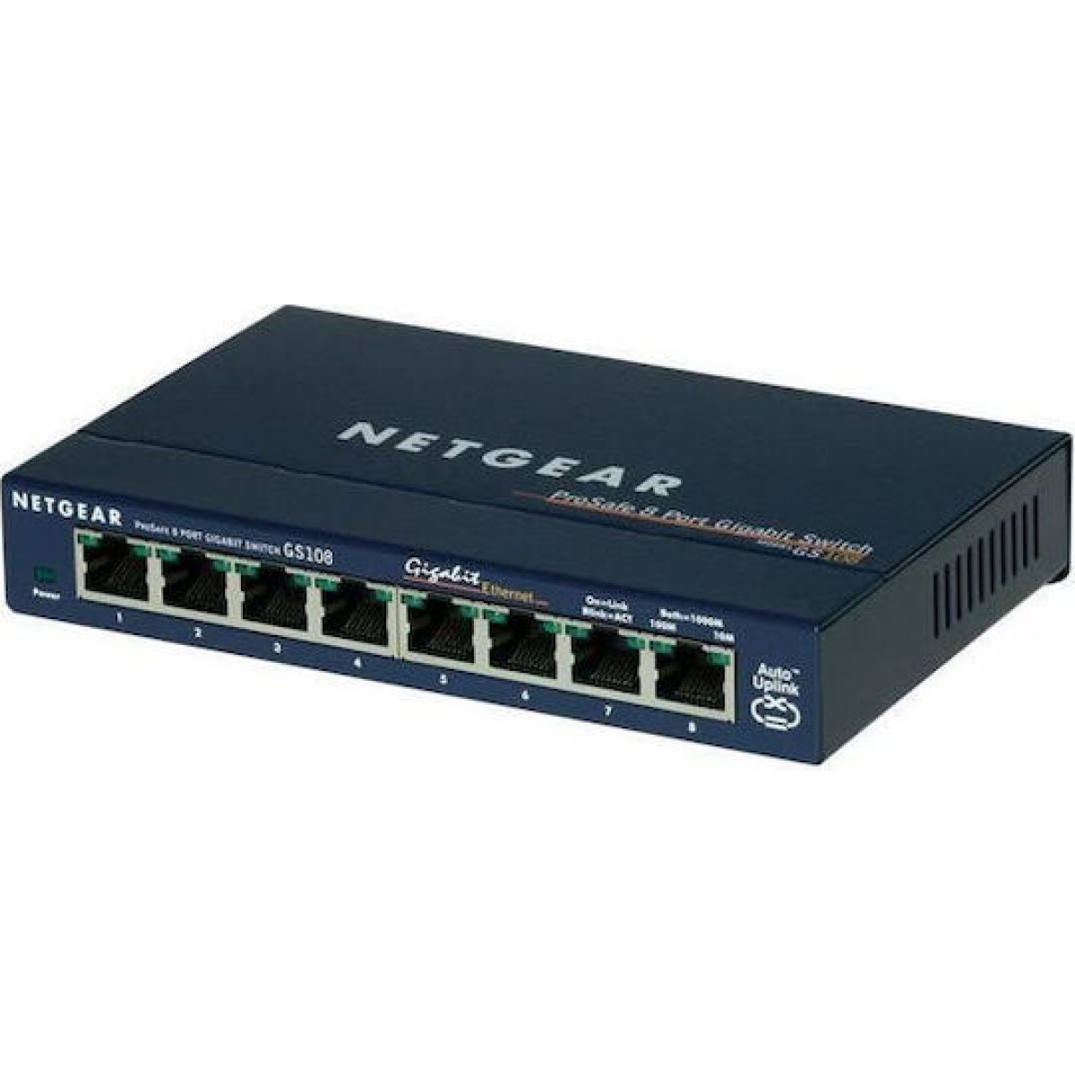 NetGear GS108GE v1 Unmanaged L2 Switch με 8 Θύρες Gigabit (1Gbps) Ethernet