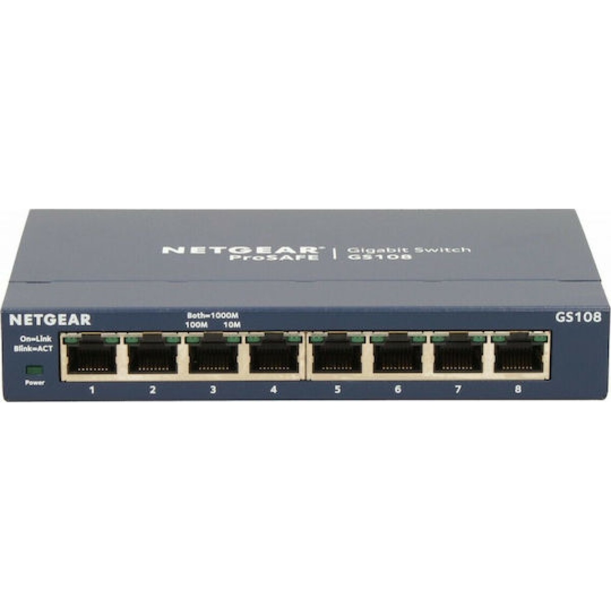 NetGear GS108GE v1 Unmanaged L2 Switch με 8 Θύρες Gigabit (1Gbps) Ethernet