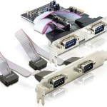 DeLock Κάρτα PCIe σε 4 θύρες RS232 DB9 Serial
