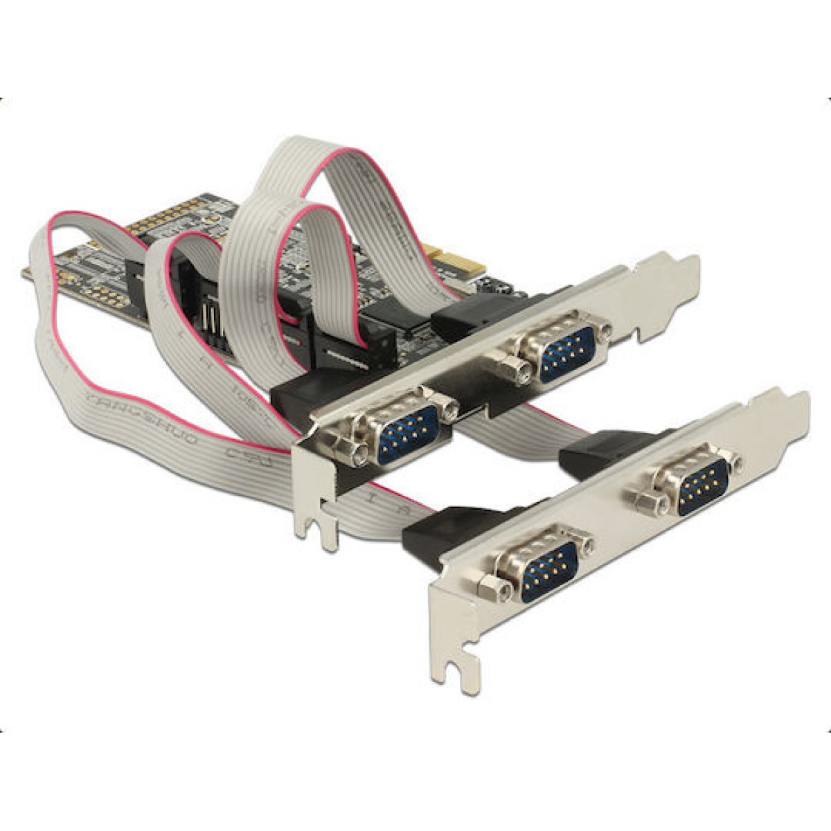 DeLock Κάρτα PCIe σε 4 θύρες RS232 DB9 Serial