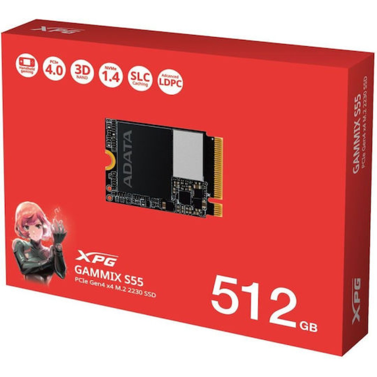 Adata Gammix S55 SSD 512GB M.2 PCI Express 4.0