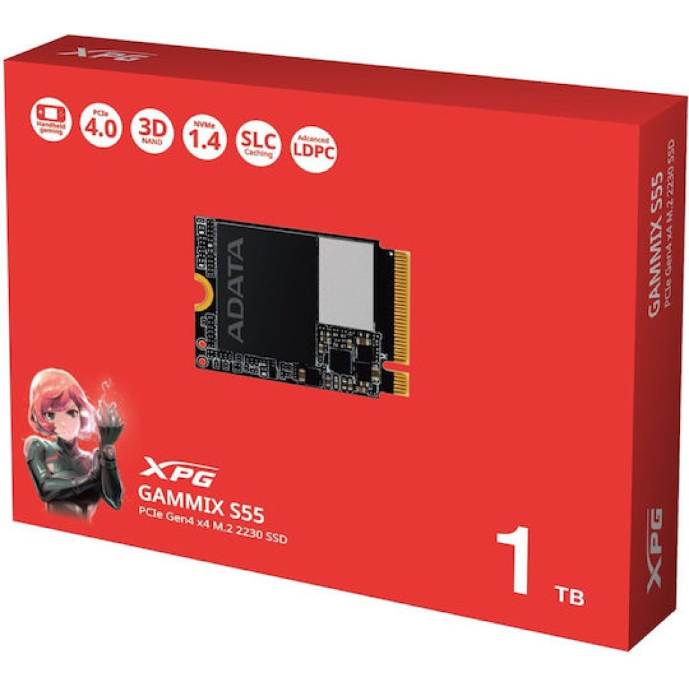 Adata Gammix S55 SSD 1TB M.2 NVMe PCI Express 4.0