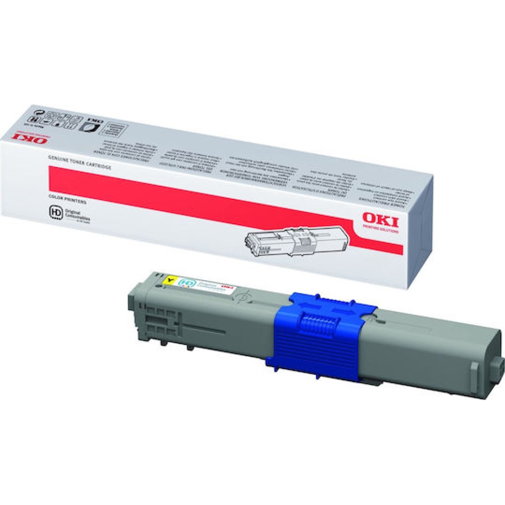 OKI 44469704 Γνήσιο Toner Laser Εκτυπωτή Κίτρινο 2000 Σελίδων