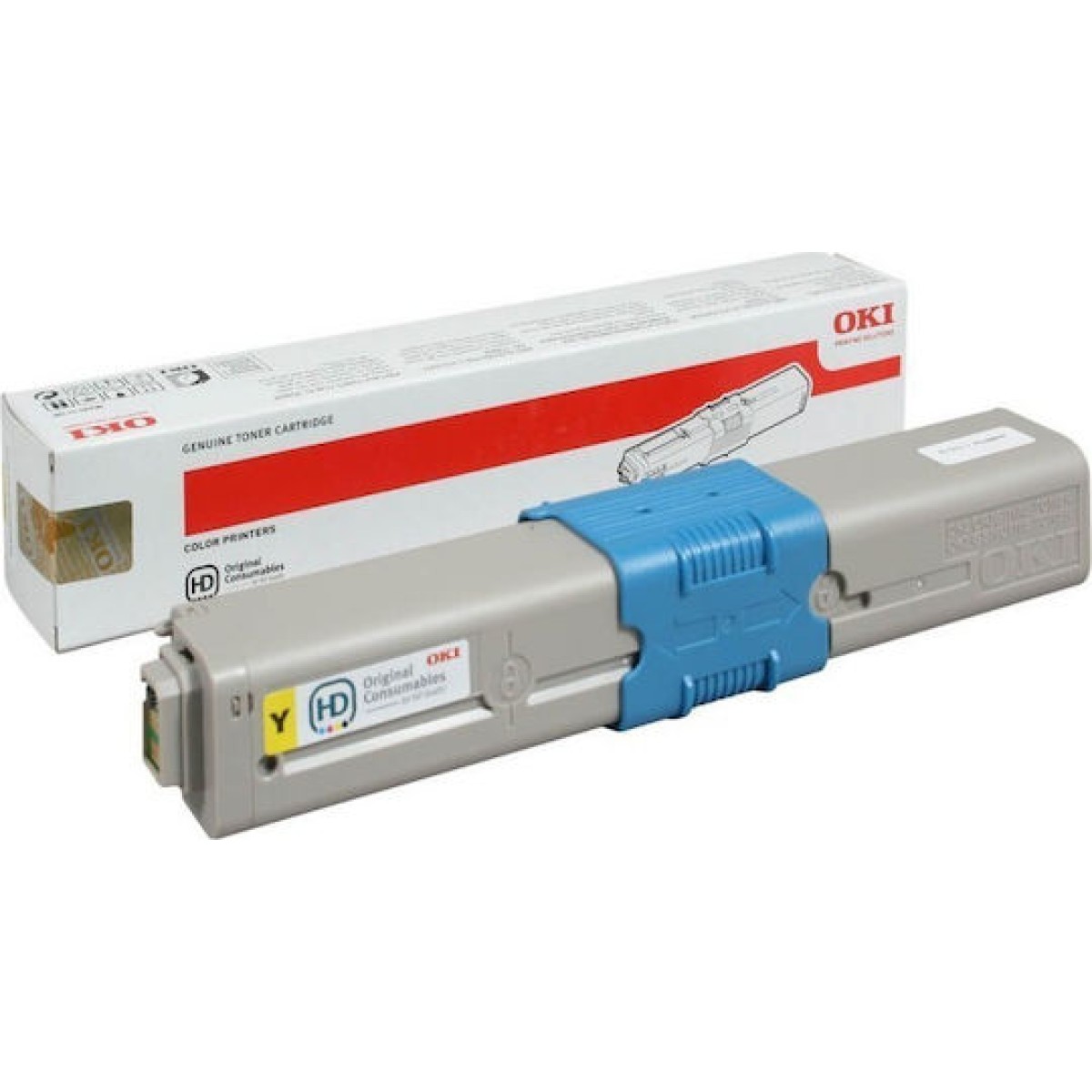 OKI 44469704 Γνήσιο Toner Laser Εκτυπωτή Κίτρινο 2000 Σελίδων