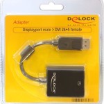 DeLock Μετατροπέας DisplayPort male σε DVI-I female (61847)