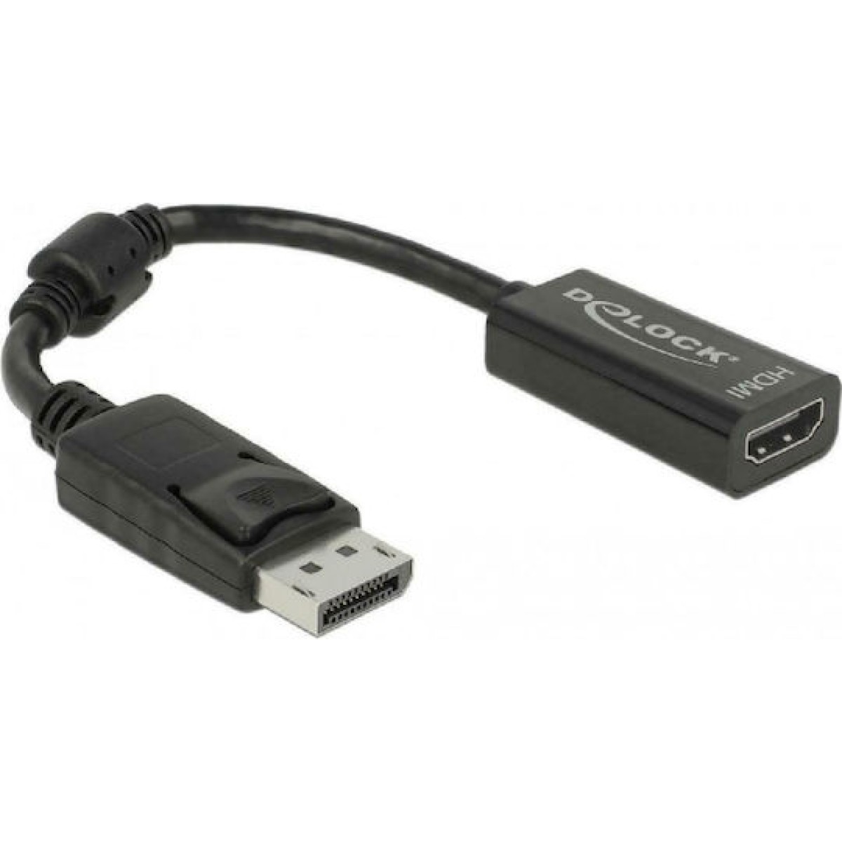 DeLock Μετατροπέας DisplayPort male σε HDMI female (61849)