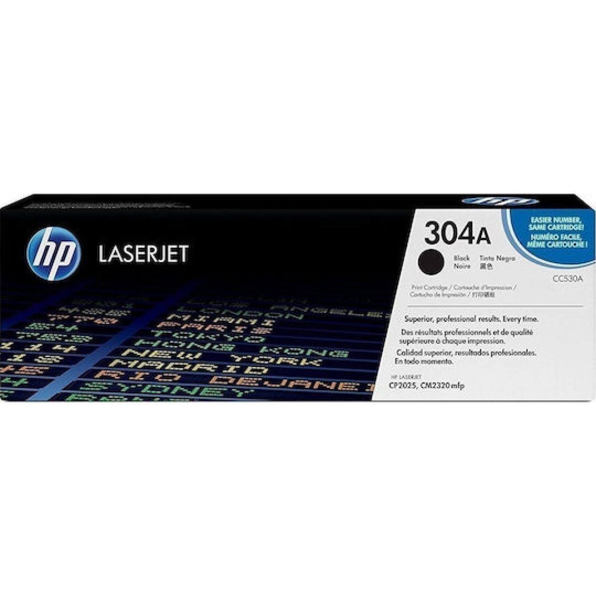 HP 304A Γνήσιο Toner Laser Εκτυπωτή Μαύρο 3500 Σελίδων