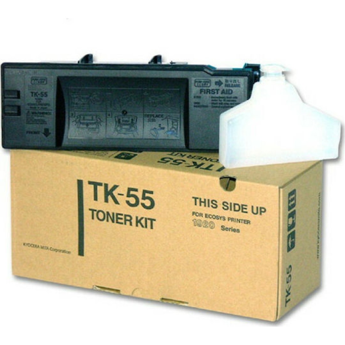 Kyocera TK-55 Γνήσιο Toner Laser Εκτυπωτή Μαύρο 15000 Σελίδων (370QC0KX)