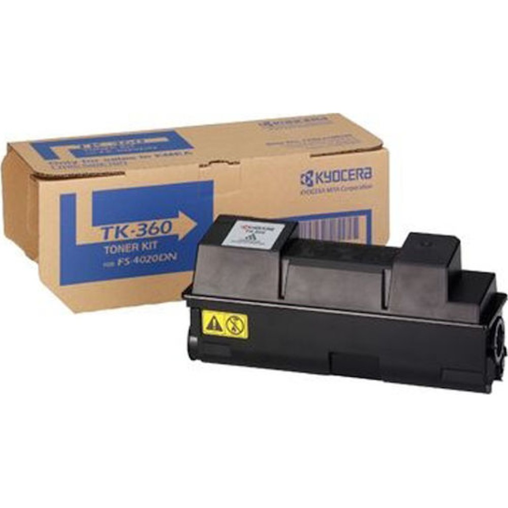 Kyocera TK-360 Γνήσιο Toner Laser Εκτυπωτή Μαύρο 20000 Σελίδων (1T02J20EU0)
