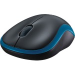 Logitech M185 Ασύρματο Mini Ποντίκι Black/Blue