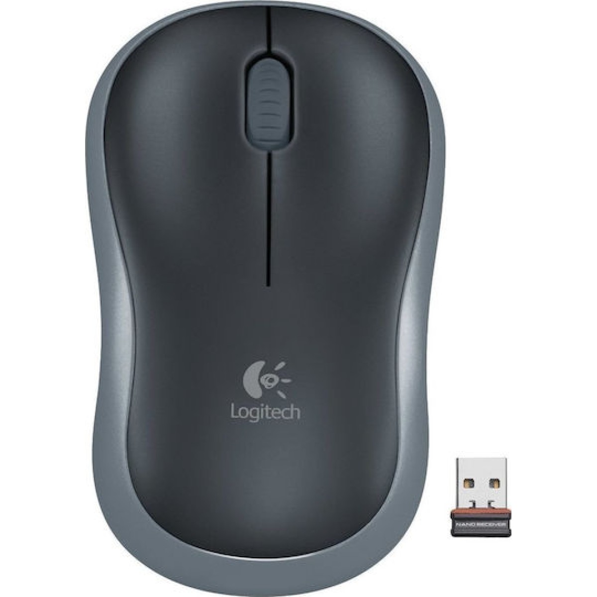 Logitech M185 Ασύρματο Mini Ποντίκι Γκρι