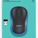 Logitech M185 Ασύρματο Mini Ποντίκι Γκρι
