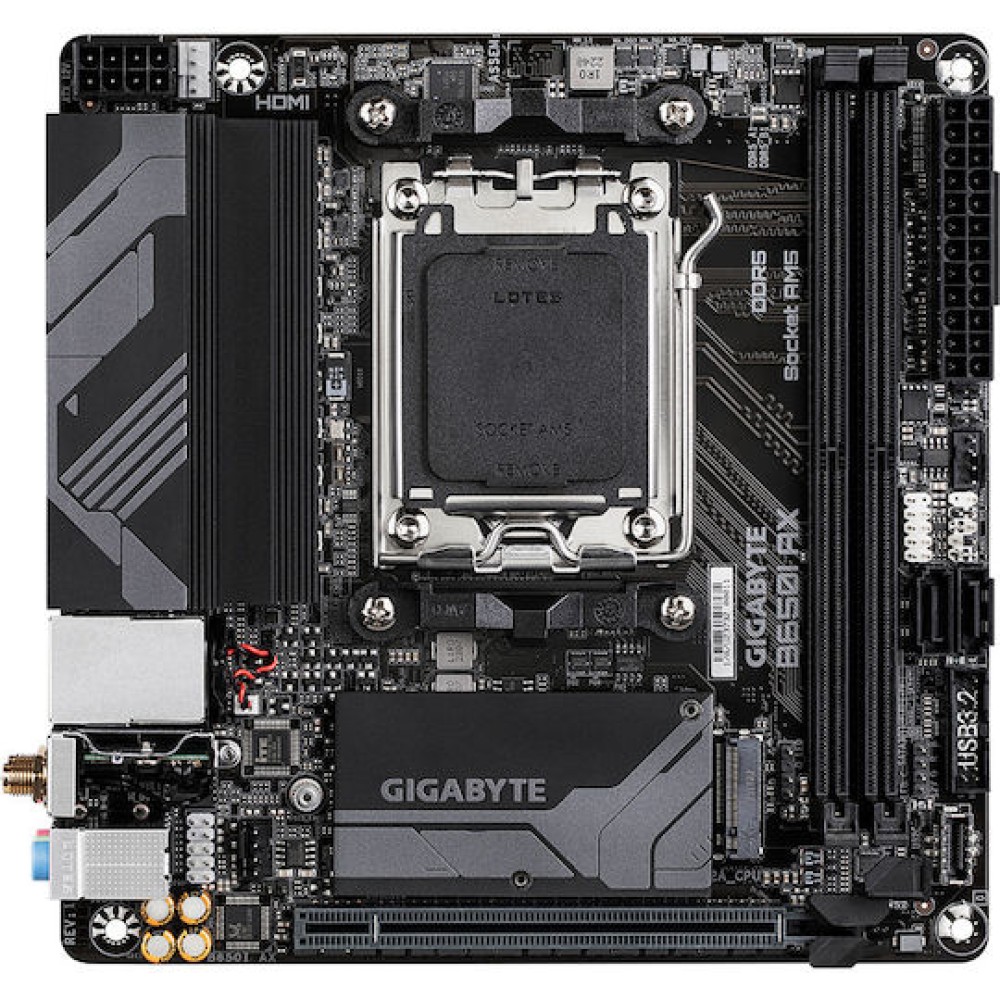 Gigabyte B650I AX rev. 1.0 Wi-Fi Motherboard Mini ITX με AMD AM5 Socket B650I
