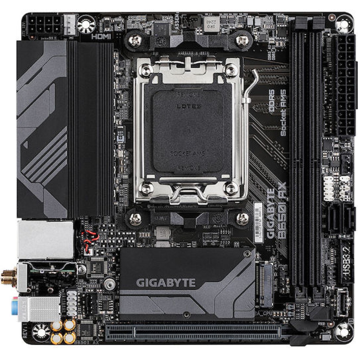 Gigabyte B650I AX rev. 1.0 Wi-Fi Motherboard Mini ITX με AMD AM5 Socket B650I