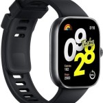 Xiaomi Redmi Watch 4 Aluminium 48mm Αδιάβροχο με Παλμογράφο (Μαύρο)