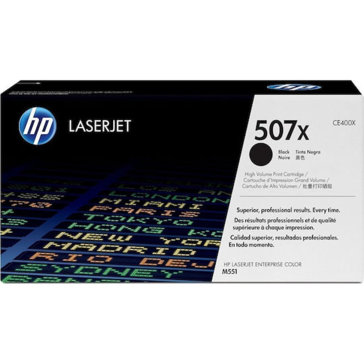 HP 507X Γνήσιο Toner Laser Εκτυπωτή Μαύρο High Yield 11000 Σελίδων (CE400X)