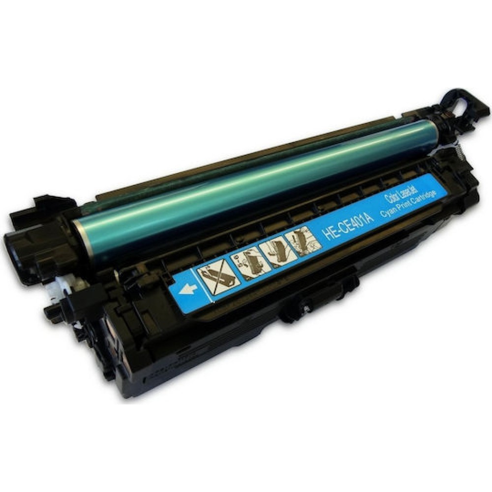 HP 507A Γνήσιο Toner Laser Εκτυπωτή Κυανό 6000 Σελίδων (CE401A)