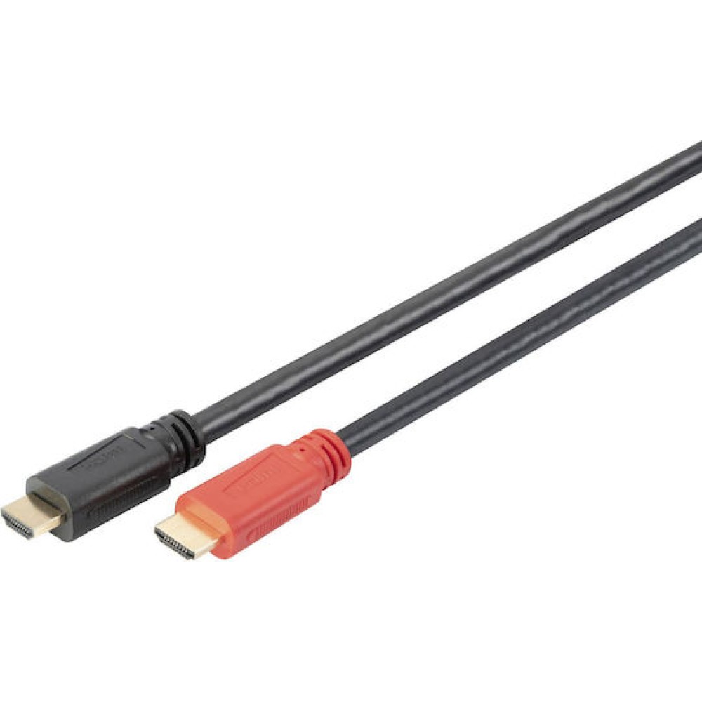 Digitus Angle Cable HDMI male - HDMI male 20m Μαύρο