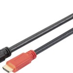 Digitus Angle Cable HDMI male - HDMI male 20m Μαύρο