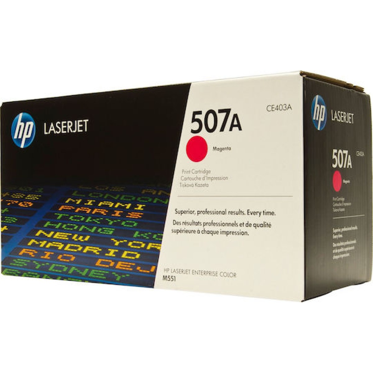 HP 507A Γνήσιο Toner Laser Εκτυπωτή Ματζέντα 6000 Σελίδων (CE403A)