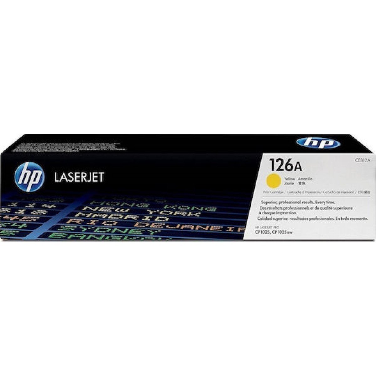 HP 126A Γνήσιο Toner Laser Εκτυπωτή Κίτρινο 1000 Σελίδων (CE312A)