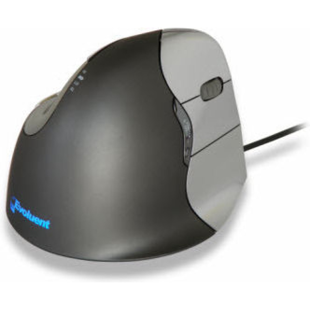 Evoluent VerticalMouse 4 Right Ενσύρματο Εργονομικό Ποντίκι Γκρι