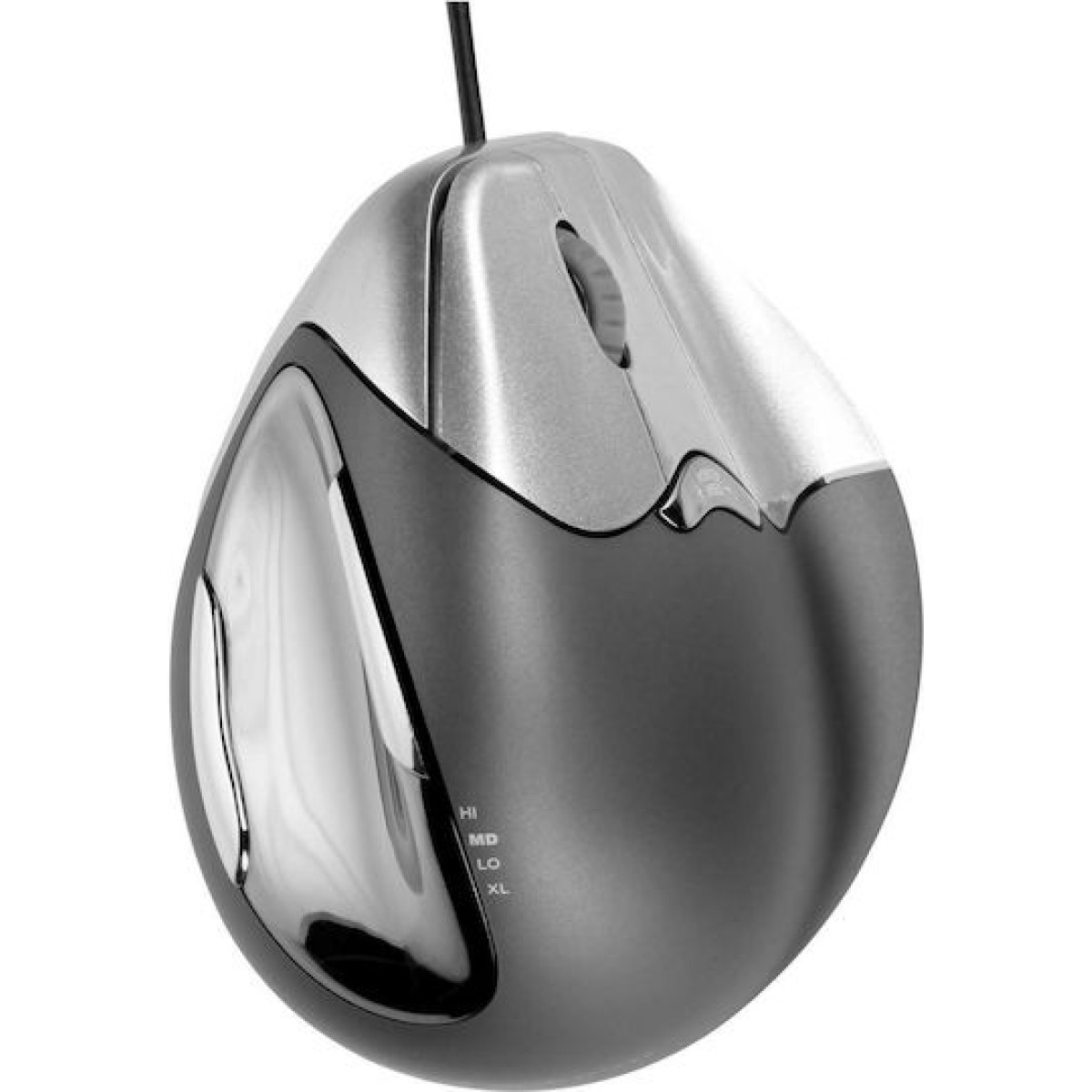 Evoluent VerticalMouse 4 Right Ενσύρματο Εργονομικό Ποντίκι Γκρι