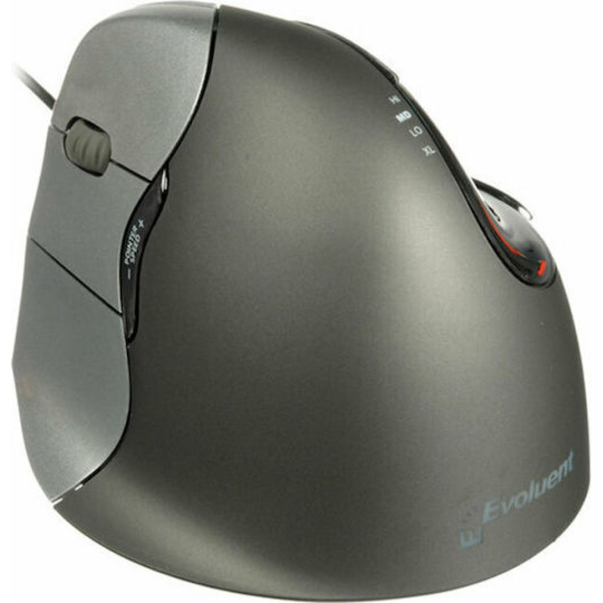 Evoluent VerticalMouse 4 Right Ενσύρματο Εργονομικό Ποντίκι Γκρι