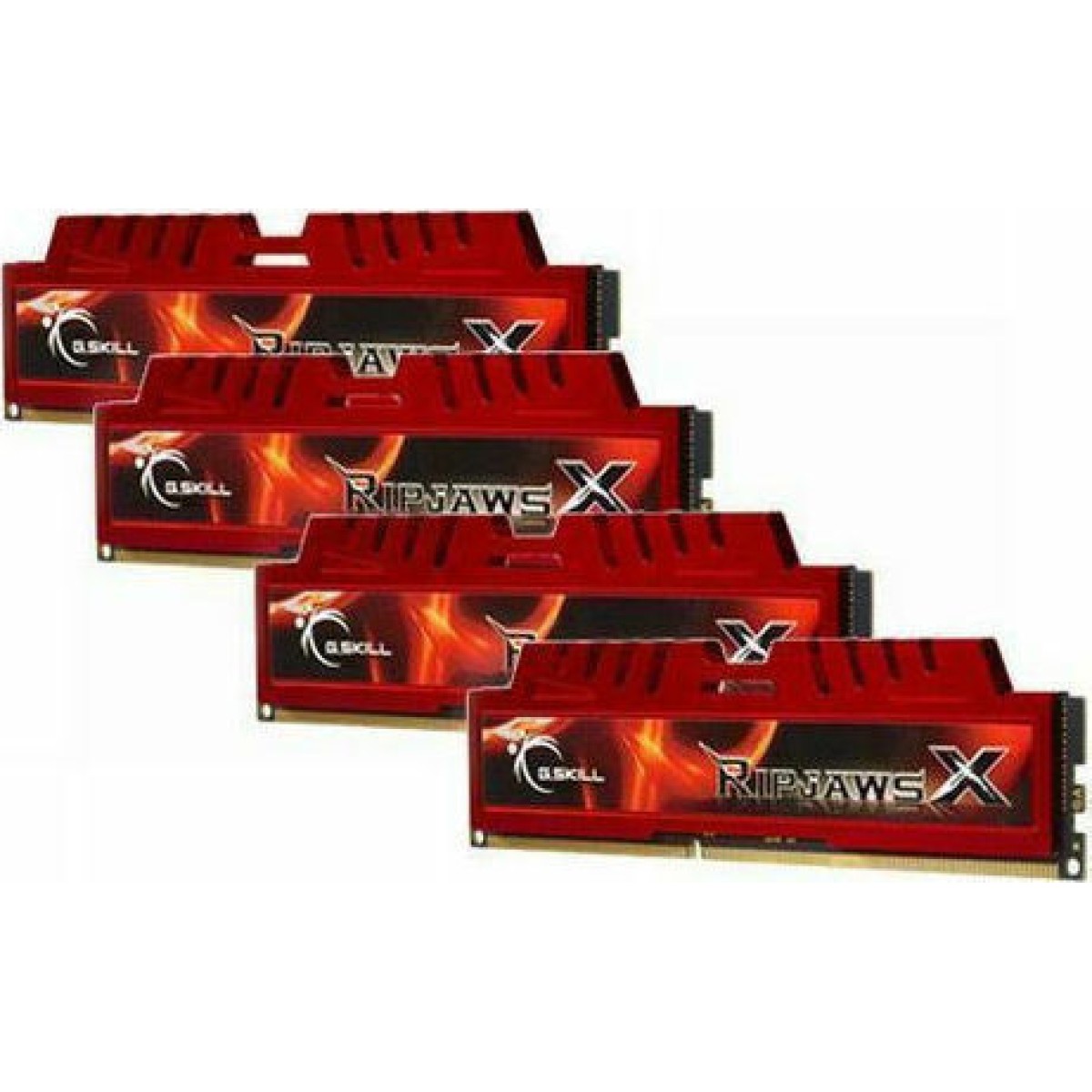G.Skill RipjawsX DDR3 32GB RAM με 4x8GB Modules και Ταχύτητα 1600 για Desktop