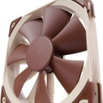 Noctua NF-F12 Case Fan 120mm με Σύνδεση 4-Pin PWM Καφέ
