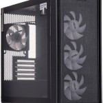 Asus A21 Plus Gaming Midi Tower Κουτί Υπολογιστή με Πλαϊνό Παράθυρο και RGB Φωτισμό Μαύρο