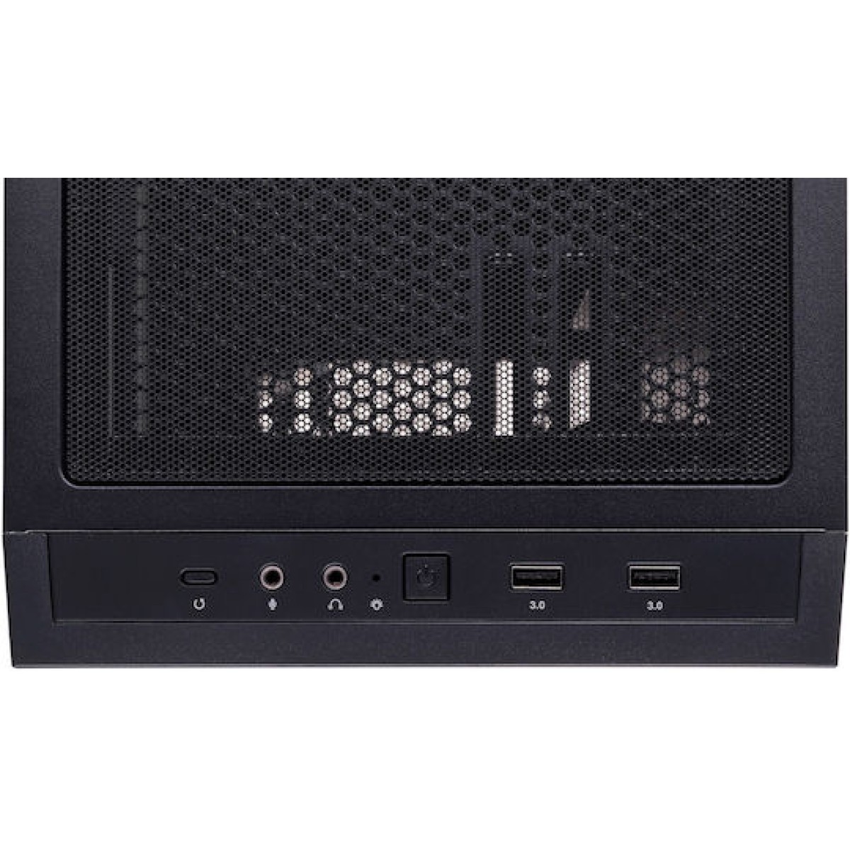 Asus A21 Plus Gaming Midi Tower Κουτί Υπολογιστή με Πλαϊνό Παράθυρο και RGB Φωτισμό Μαύρο