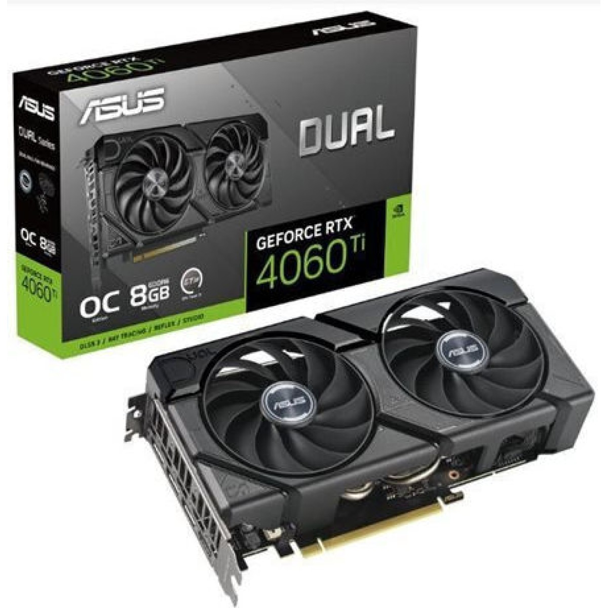 Asus GeForce RTX 4060 Ti 8GB GDDR6 Dual Evo OC Κάρτα Γραφικών