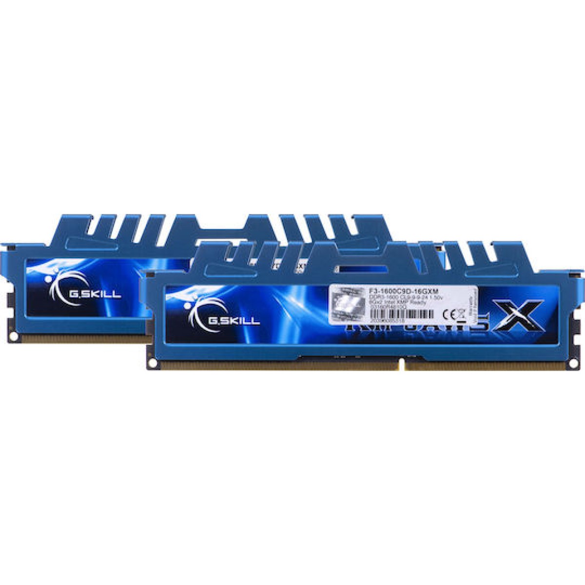 G.Skill RipjawsX DDR3 16GB RAM με 2x8GB Modules και Ταχύτητα 1600 για Desktop